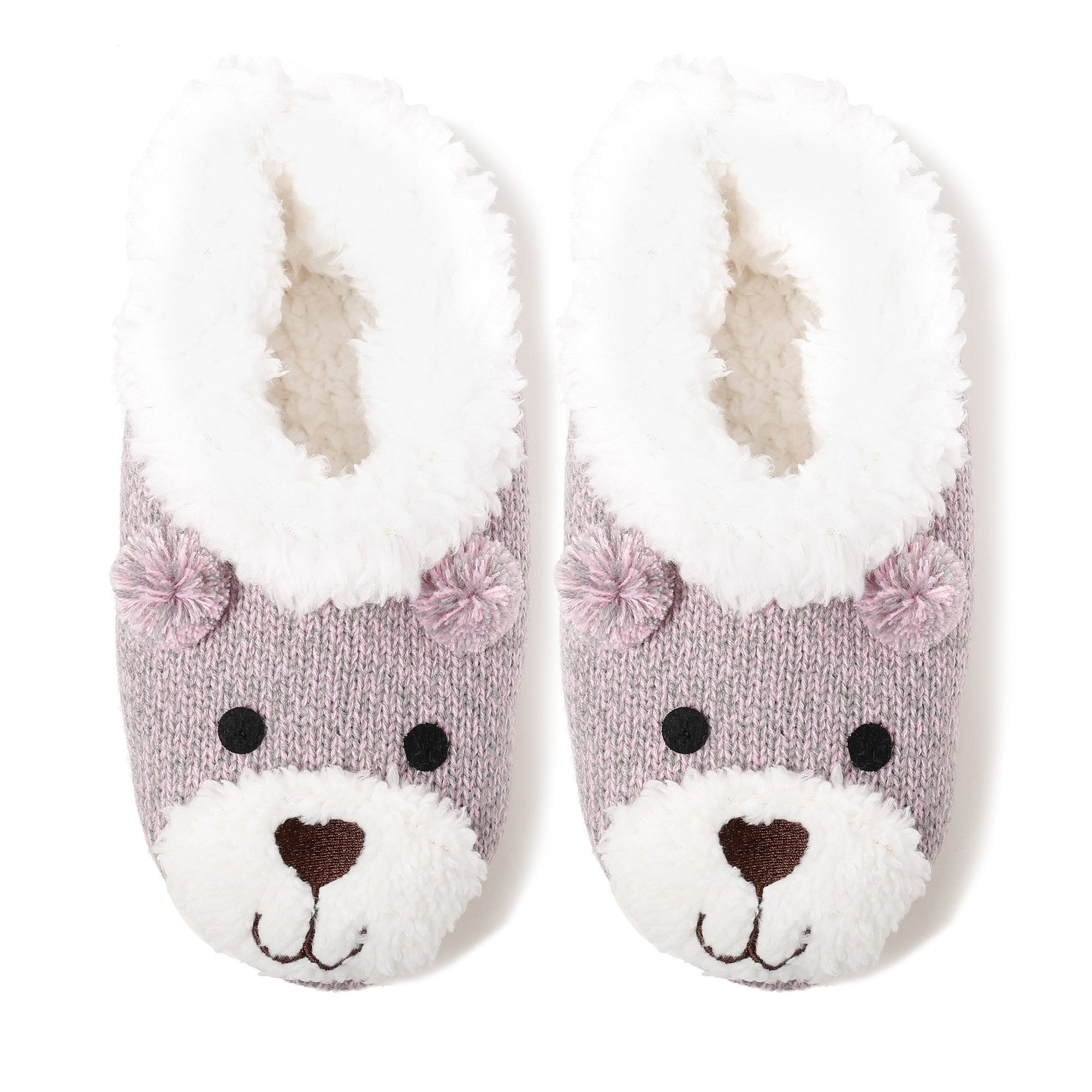 Women's Beary Cute Ballet Slipper with Shearling Lining