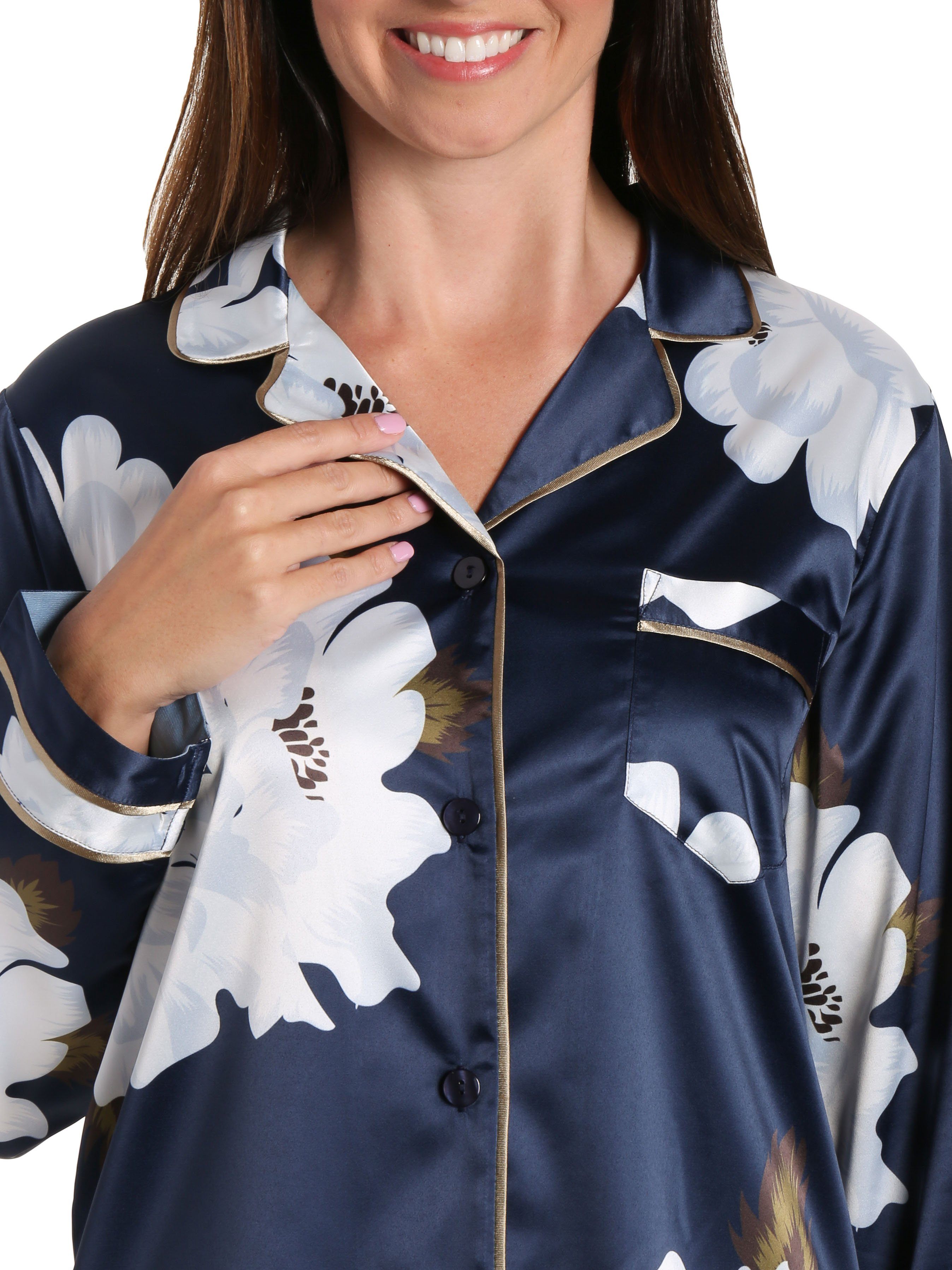 Floral Bloom - Dark Blue