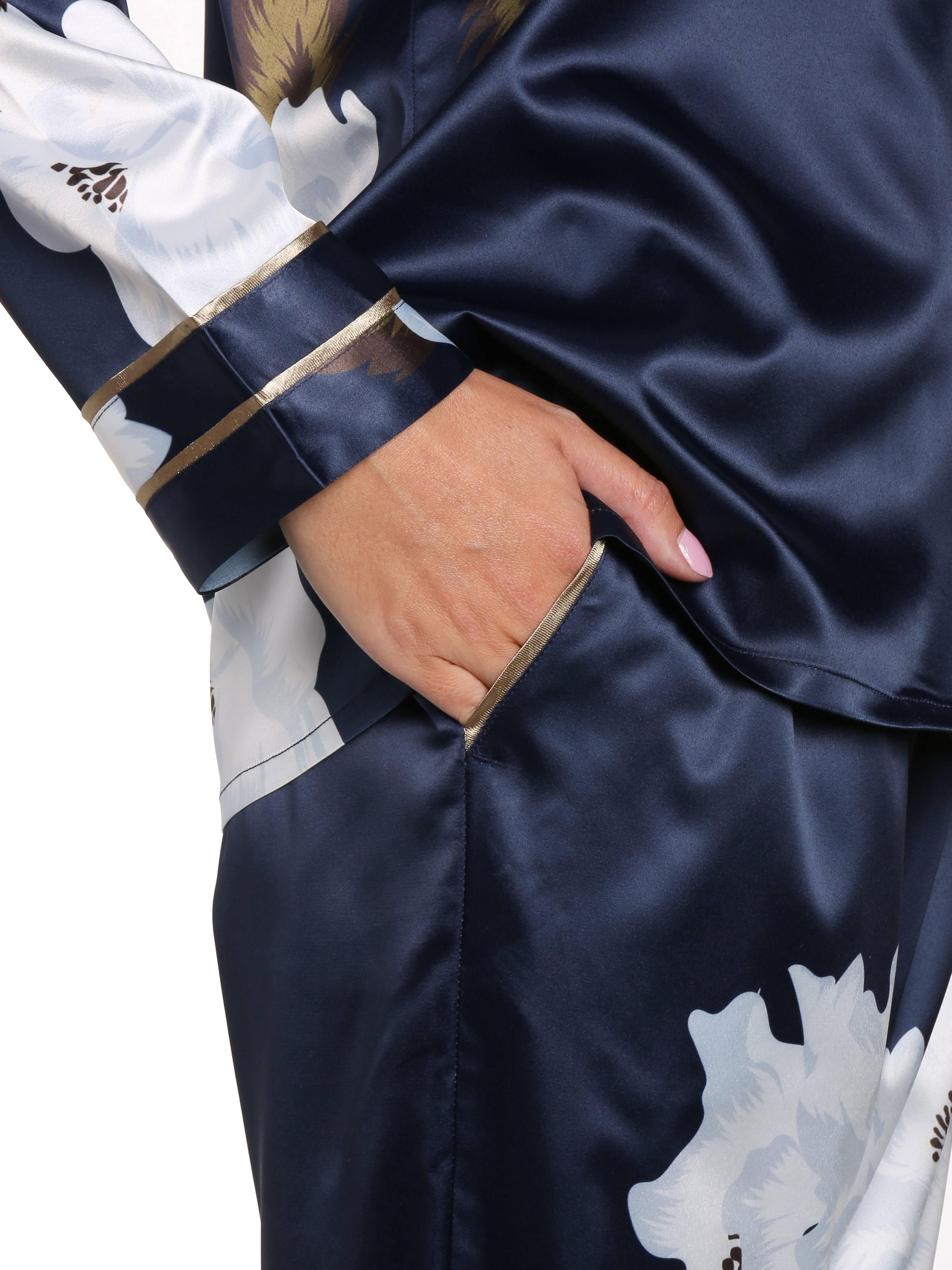 Floral Bloom - Dark Blue