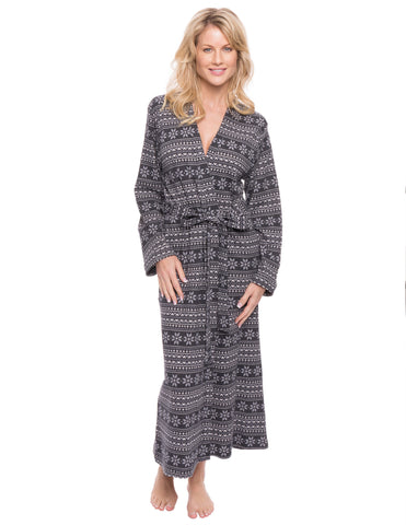 Women's Waffle Knit Thermal Robe