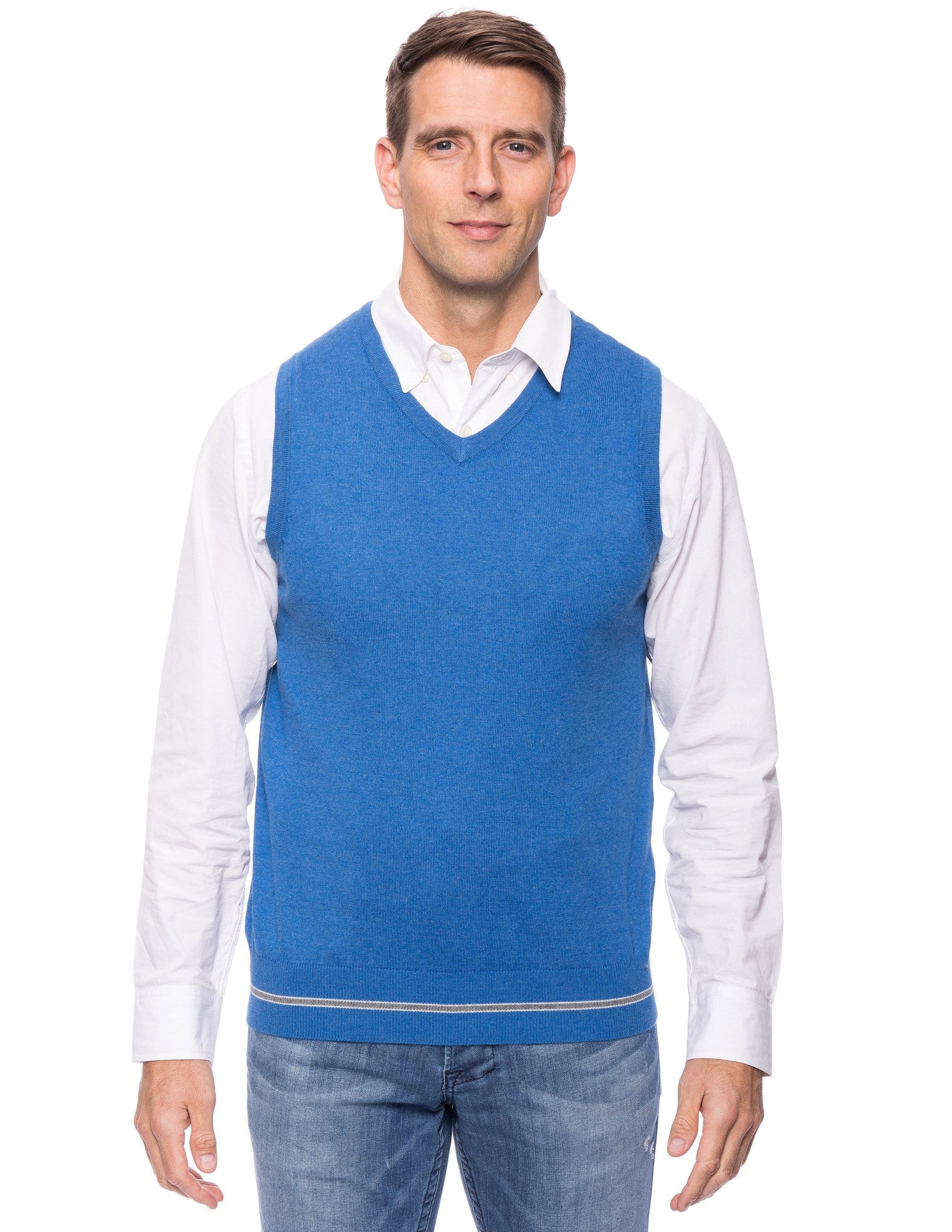 Box-Packaged Tocco Reale  Gift Packaged Men's Cashmere Blend Sweater Vest