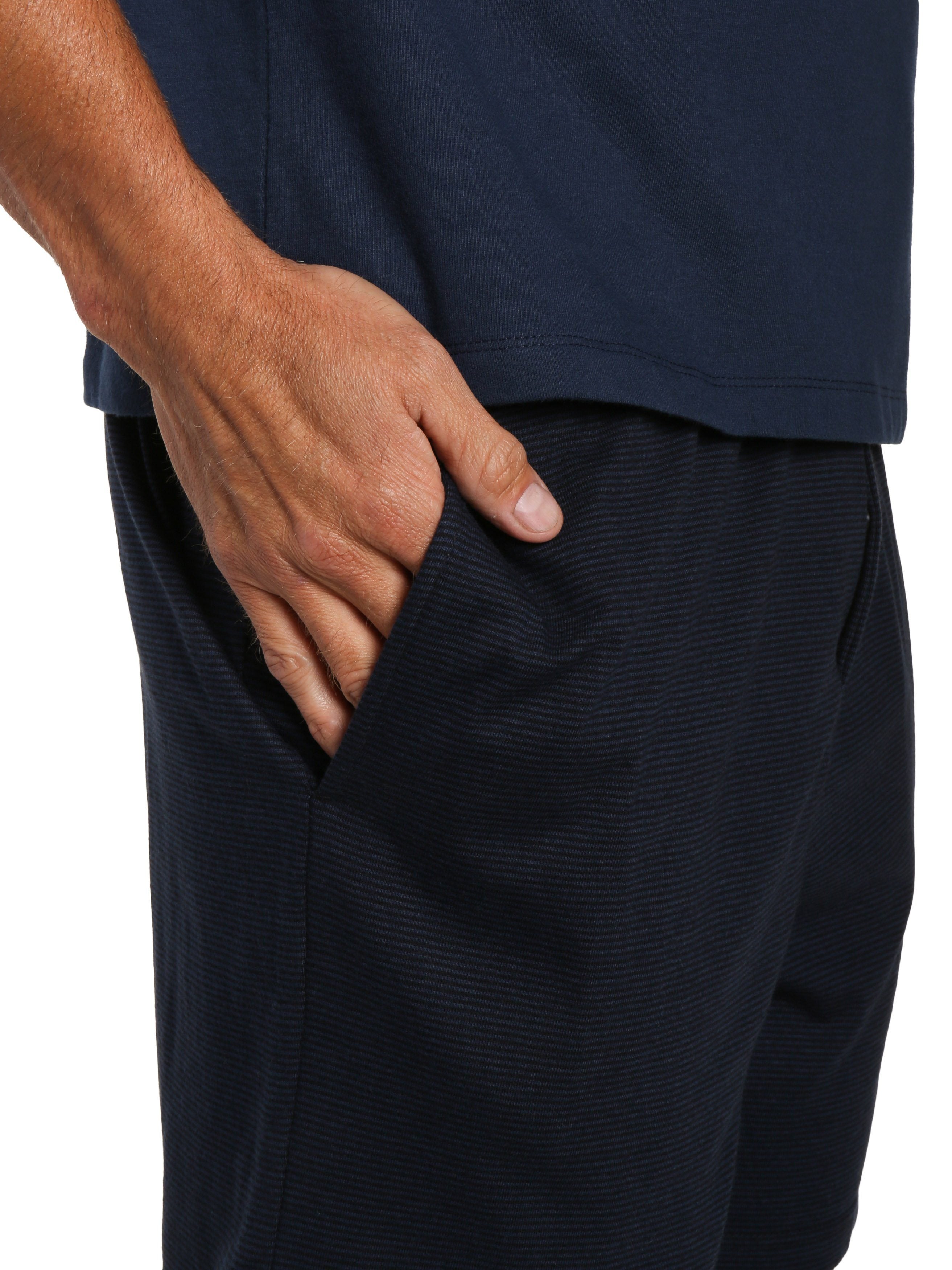 Stripe Navy Pant with Navy Top