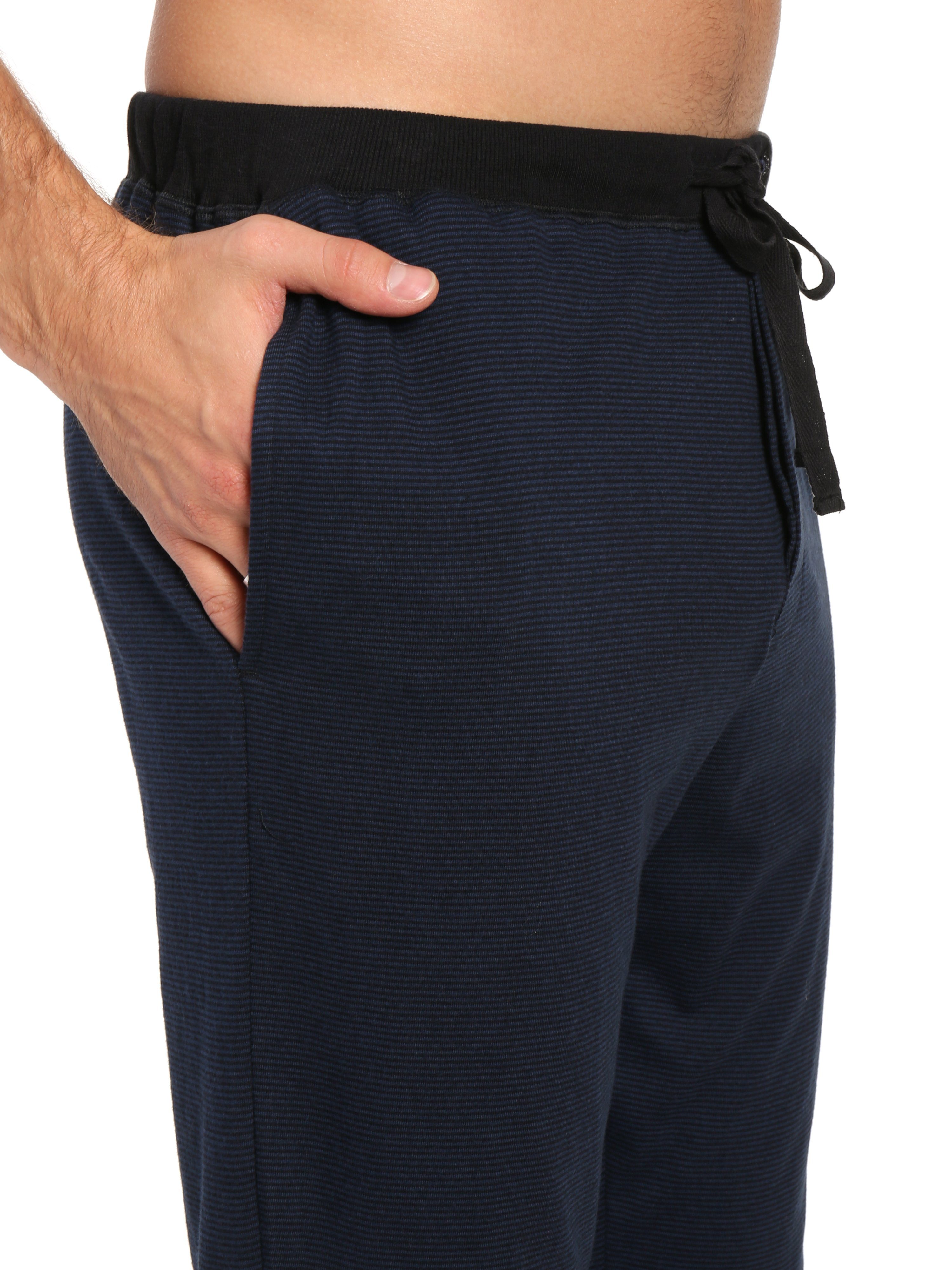 Stripes Black-Navy