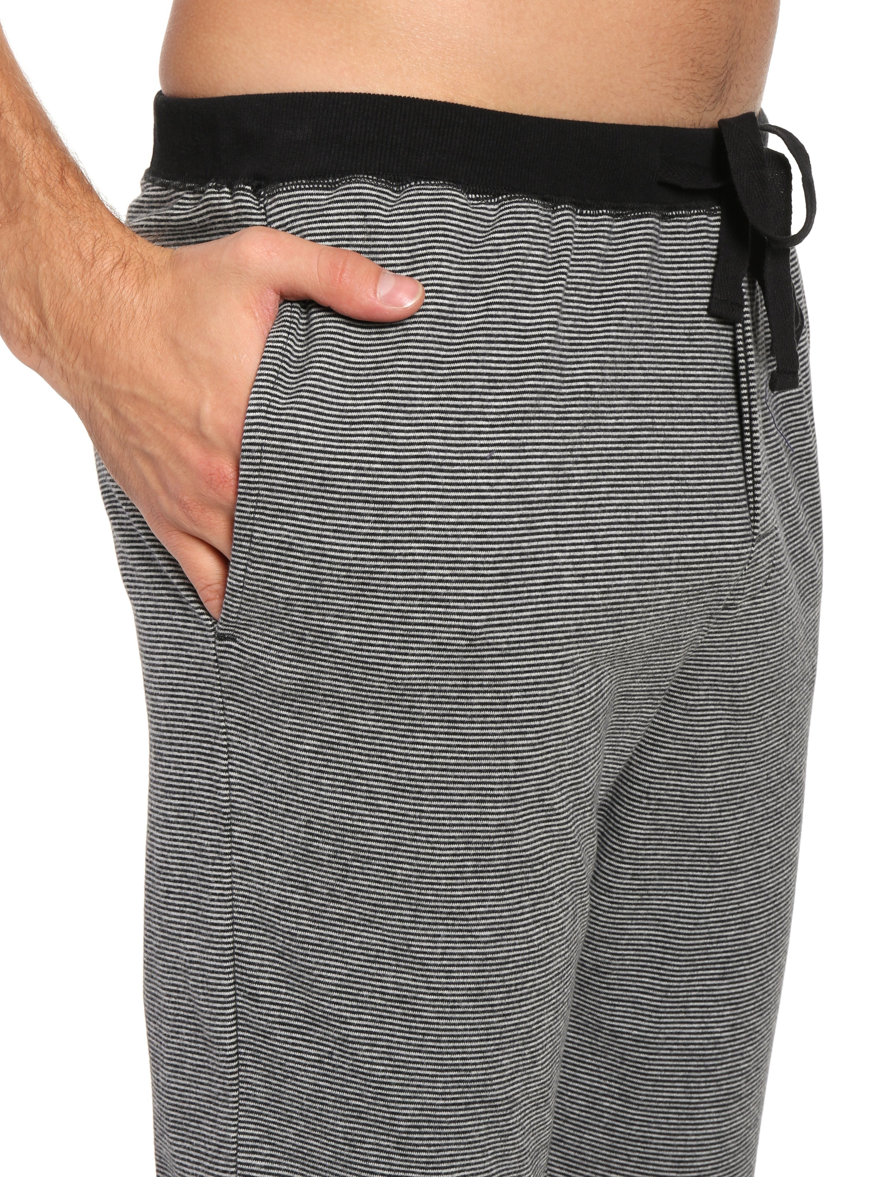 Stripes Black-Heather Gray