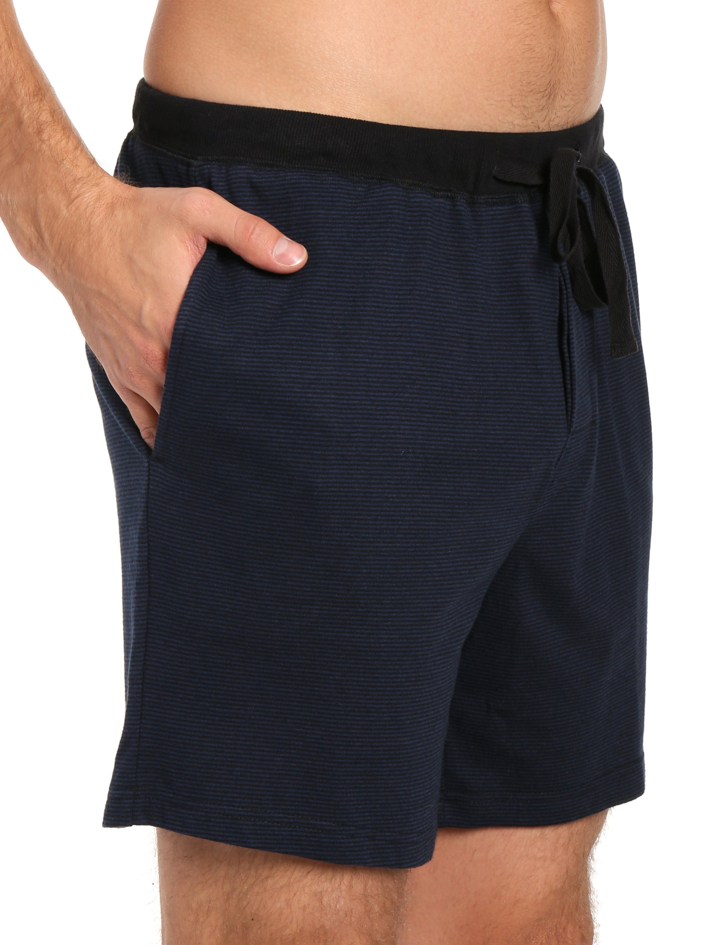 Stripes Black-Navy