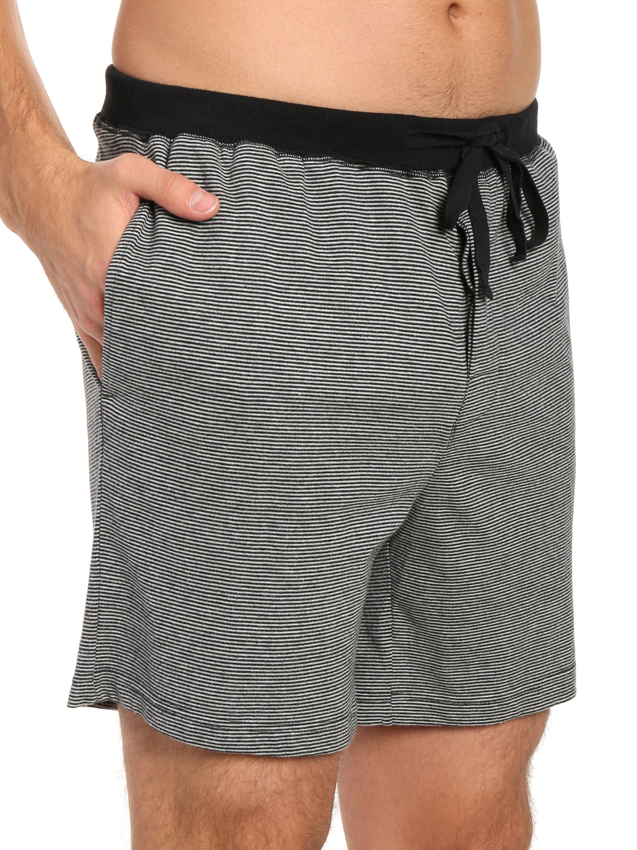 Stripes Black-Heather Gray
