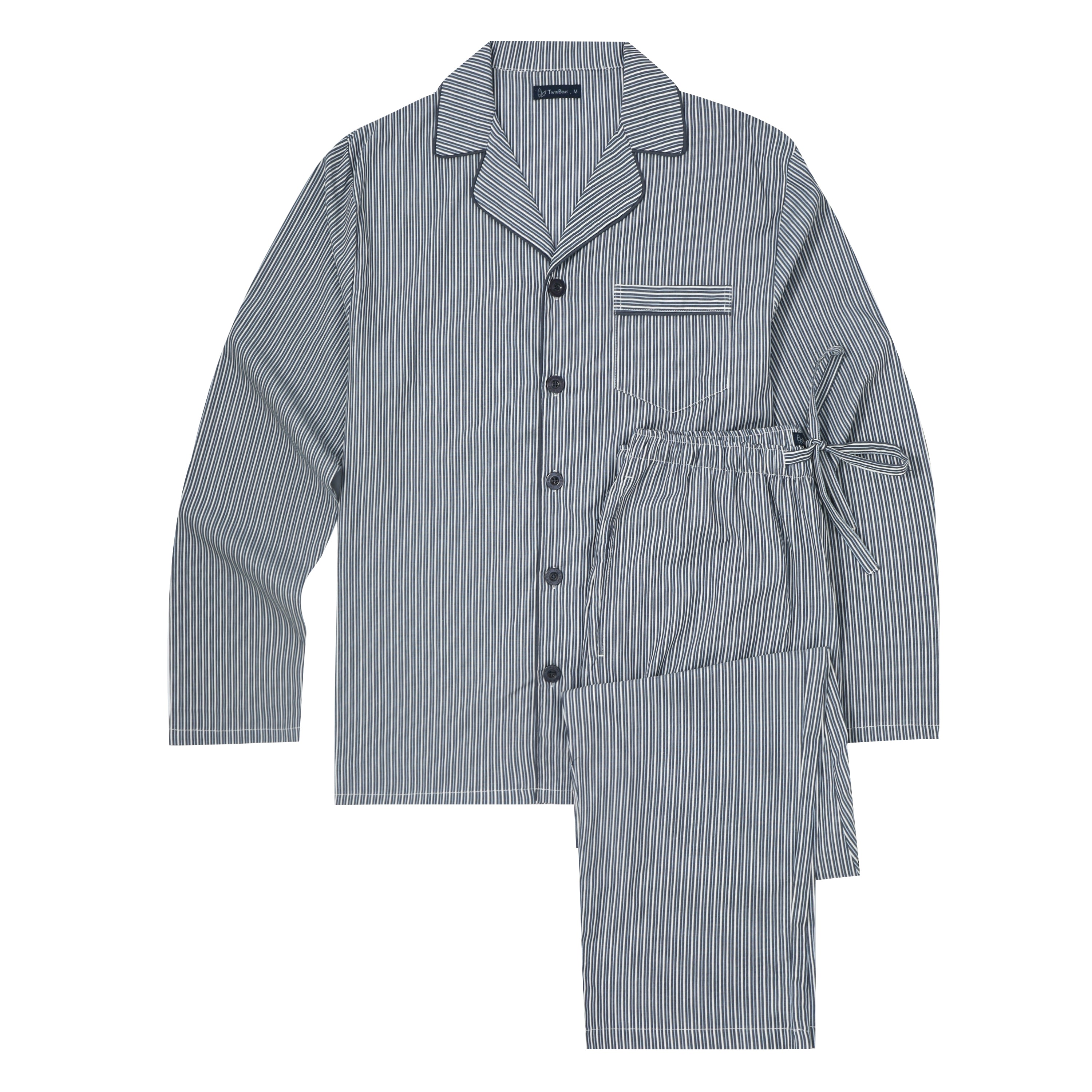 Men's 100% Woven Cotton Pajama Sleepwear Set