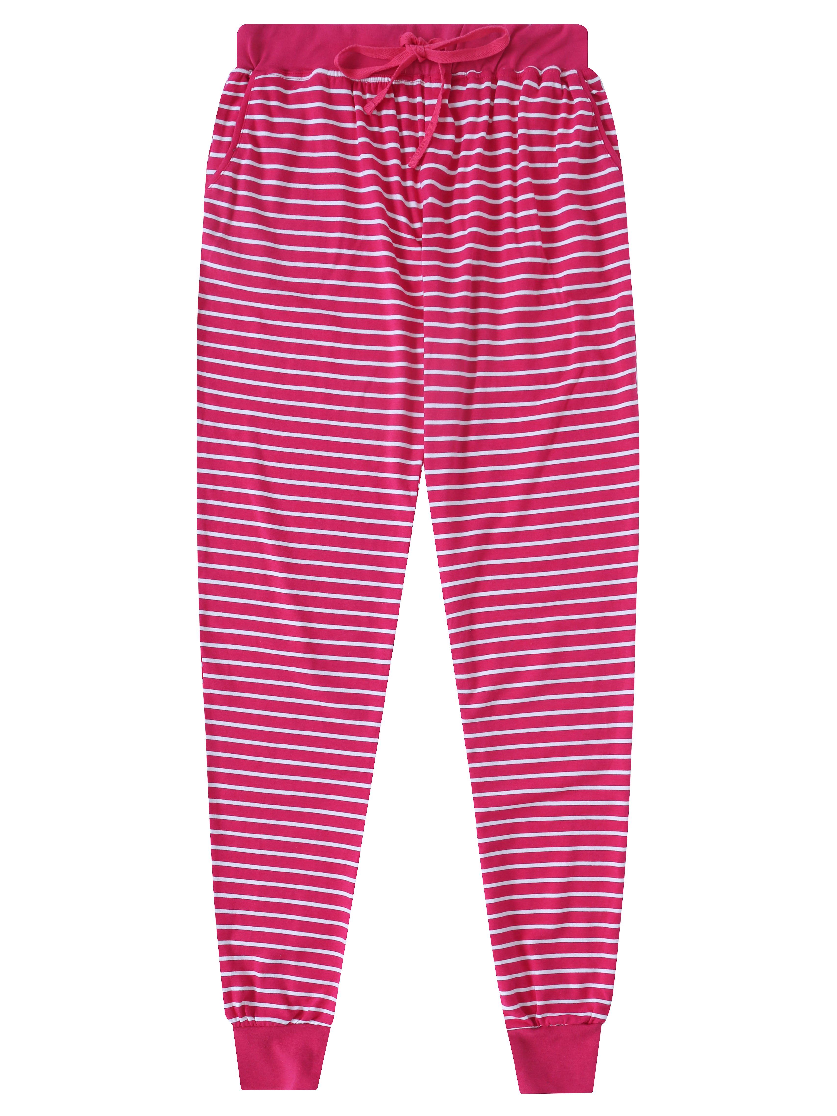 Women's Soft Knit Jersey Jogger Lounge Pants