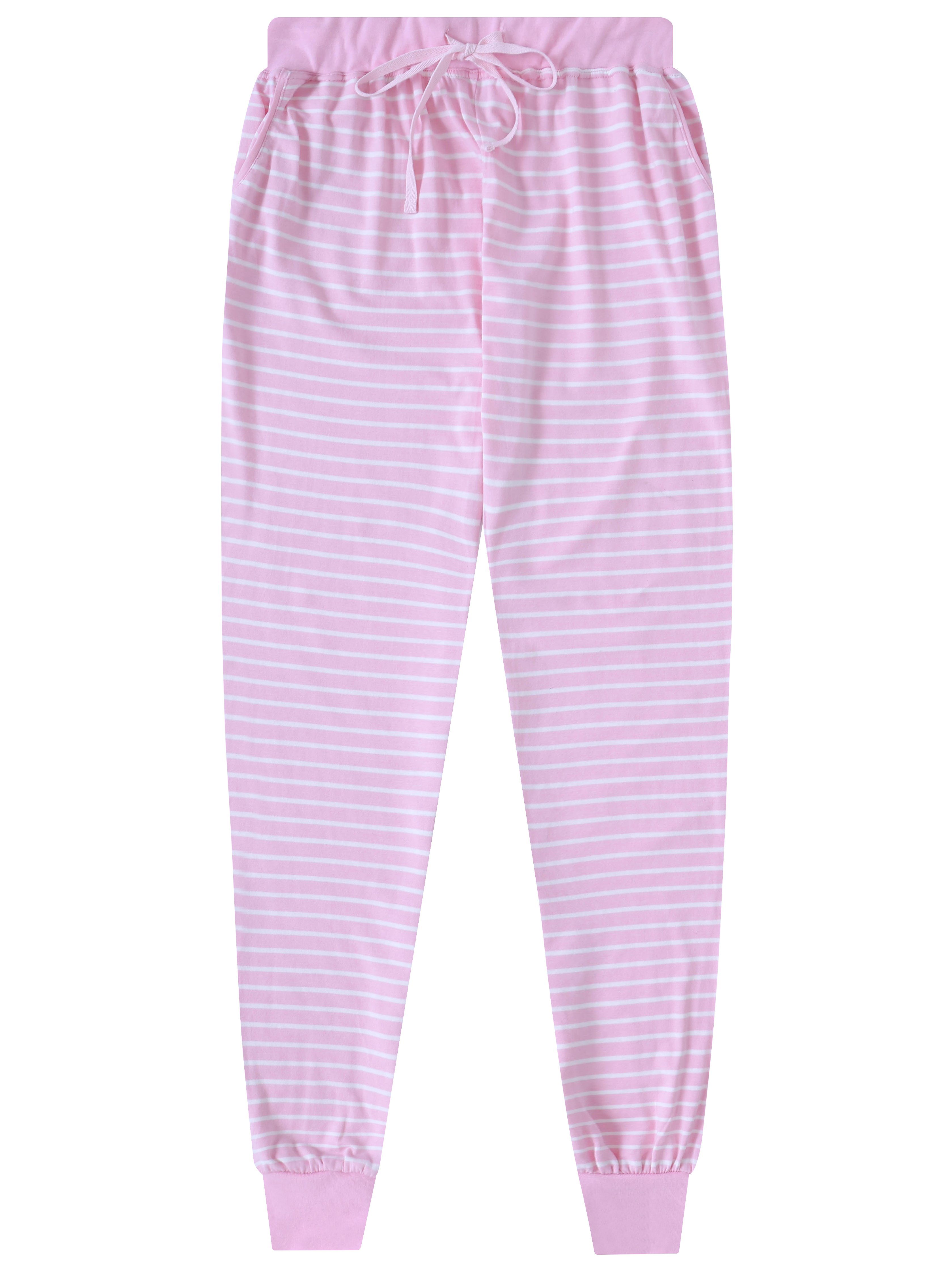 Women's Soft Knit Jersey Jogger Lounge Pants