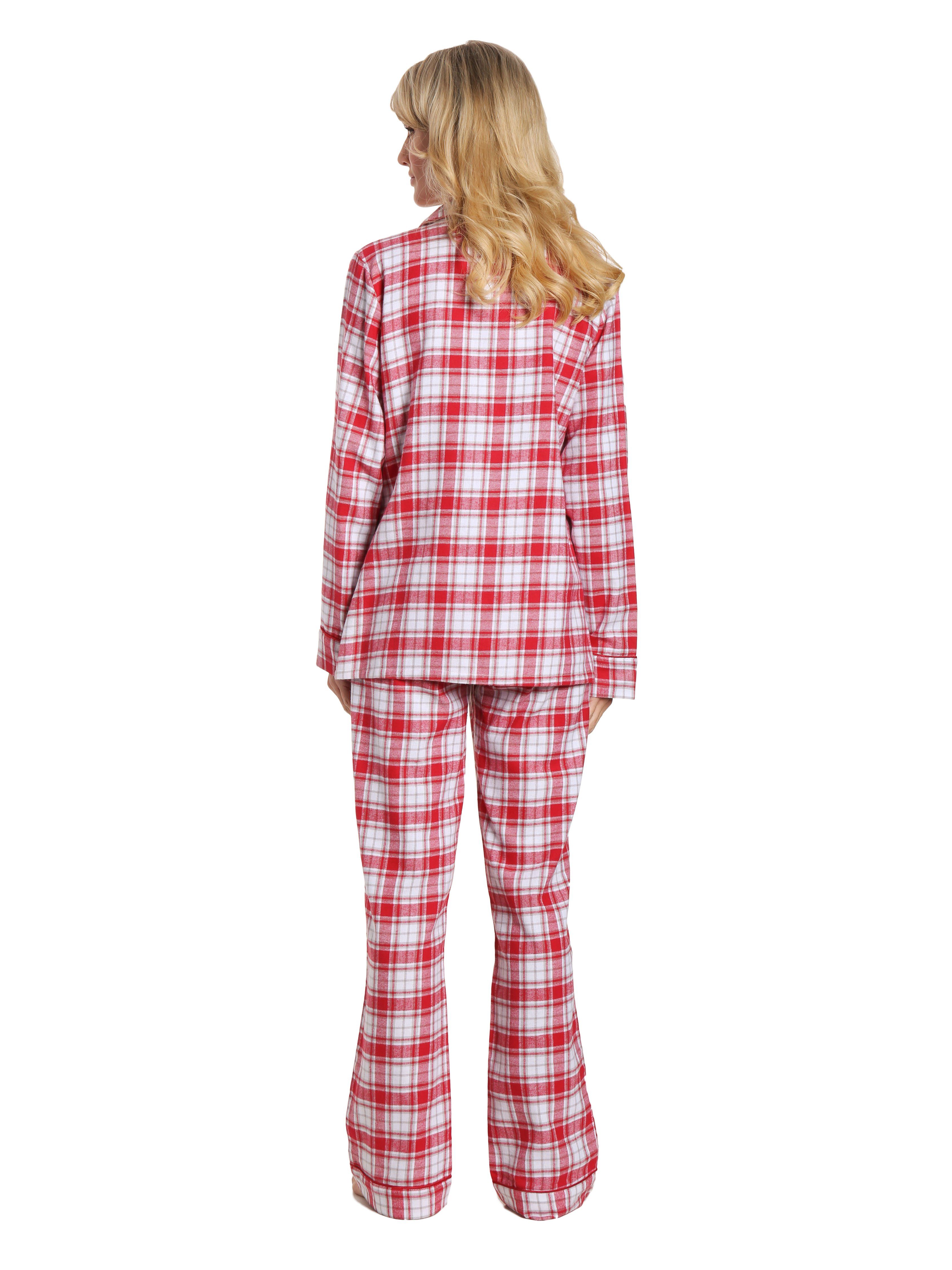 Plaid White-Red