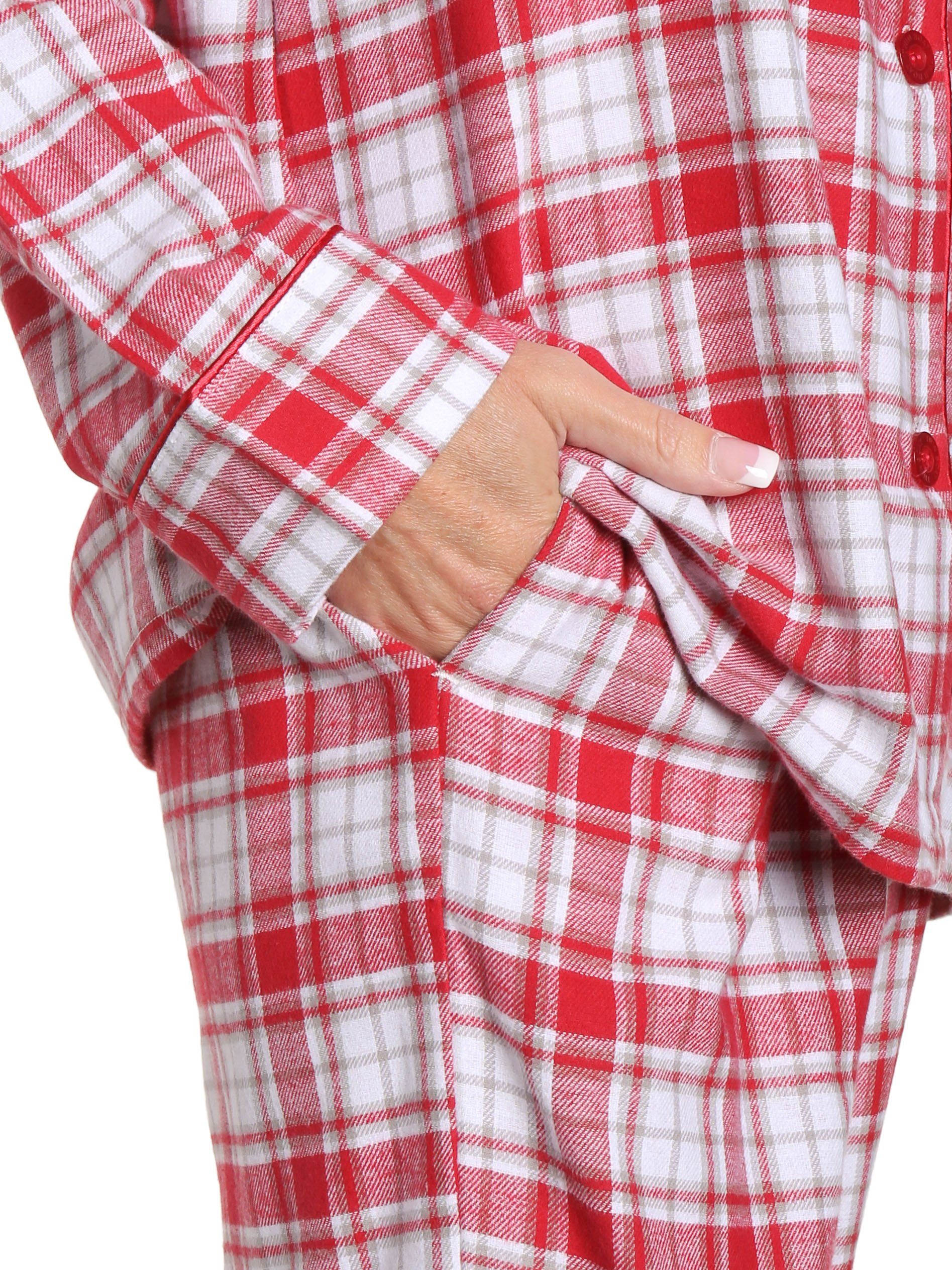 Plaid White-Red