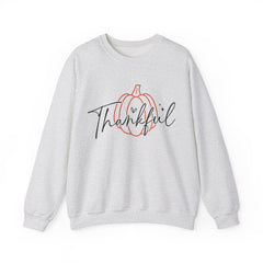 Thankful Pumpkin Womens Thanksgiving Sweatshirt