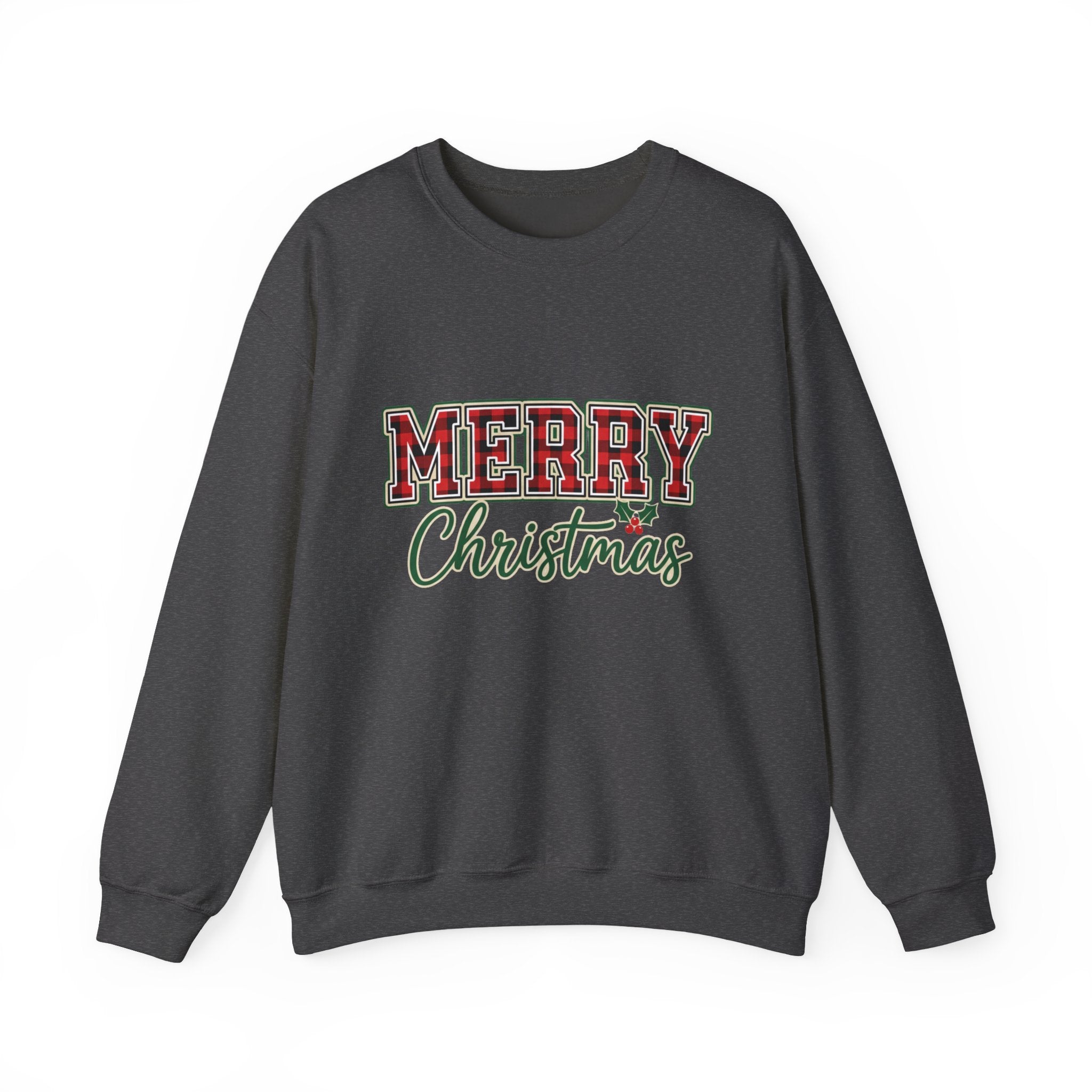 Classic Merry Christmas Womens Christmas Sweatshirt | Holiday Sweater for Women