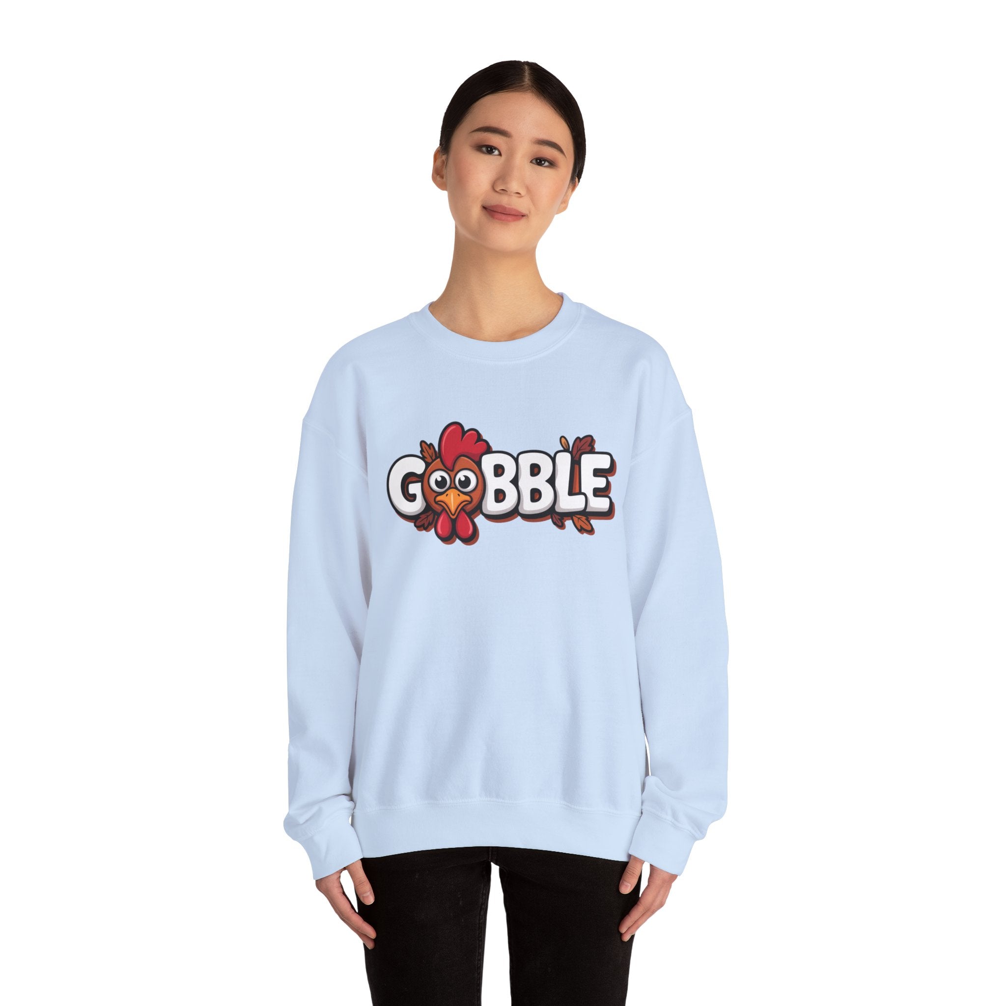 Gobble Turkey Thanksgiving Holiday Sweatshirt