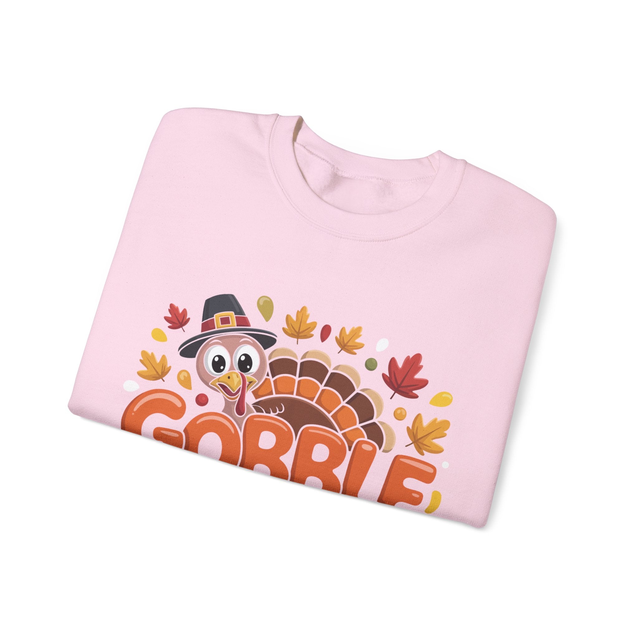 Gobble Gobble Turkey Thanksgiving Sweatshirt Crewneck Pullover Sweatshirt
