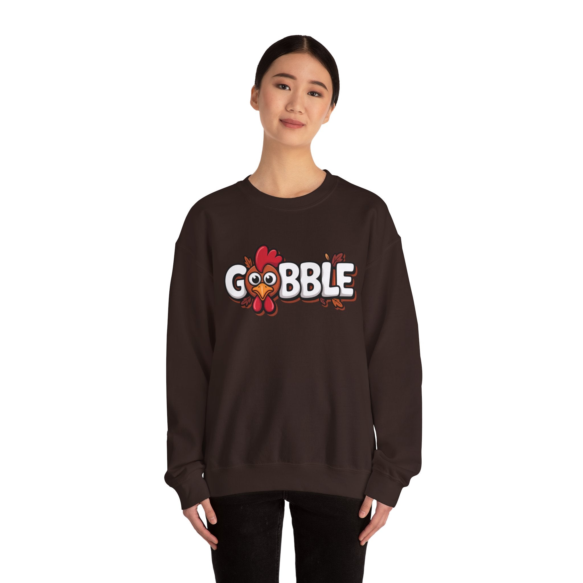 Gobble Turkey Thanksgiving Holiday Sweatshirt