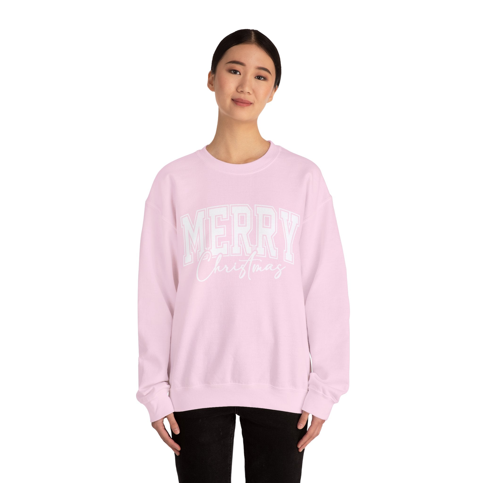 Merry Christmas Womens Christmas Sweatshirt | Womens Holiday Sweater