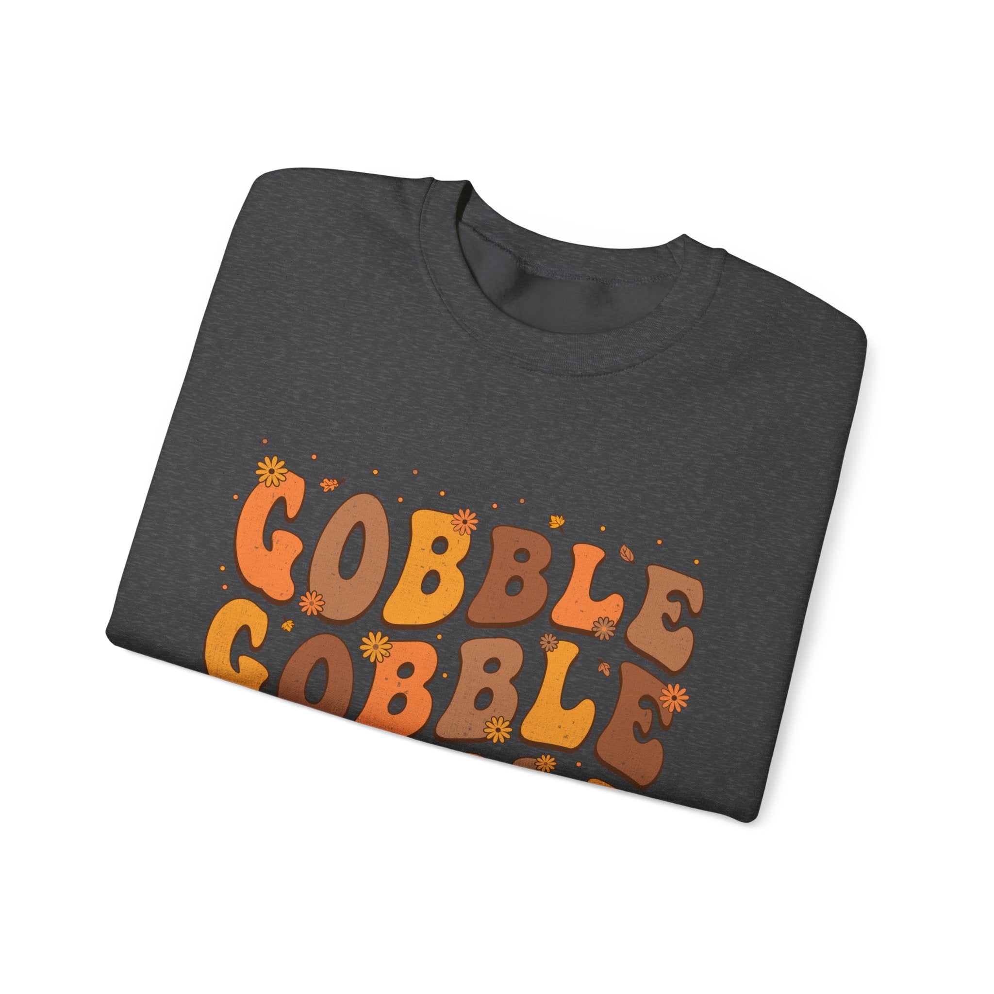 Gobble Gobble Gobble Retro Thanksgiving Sweatshirt
