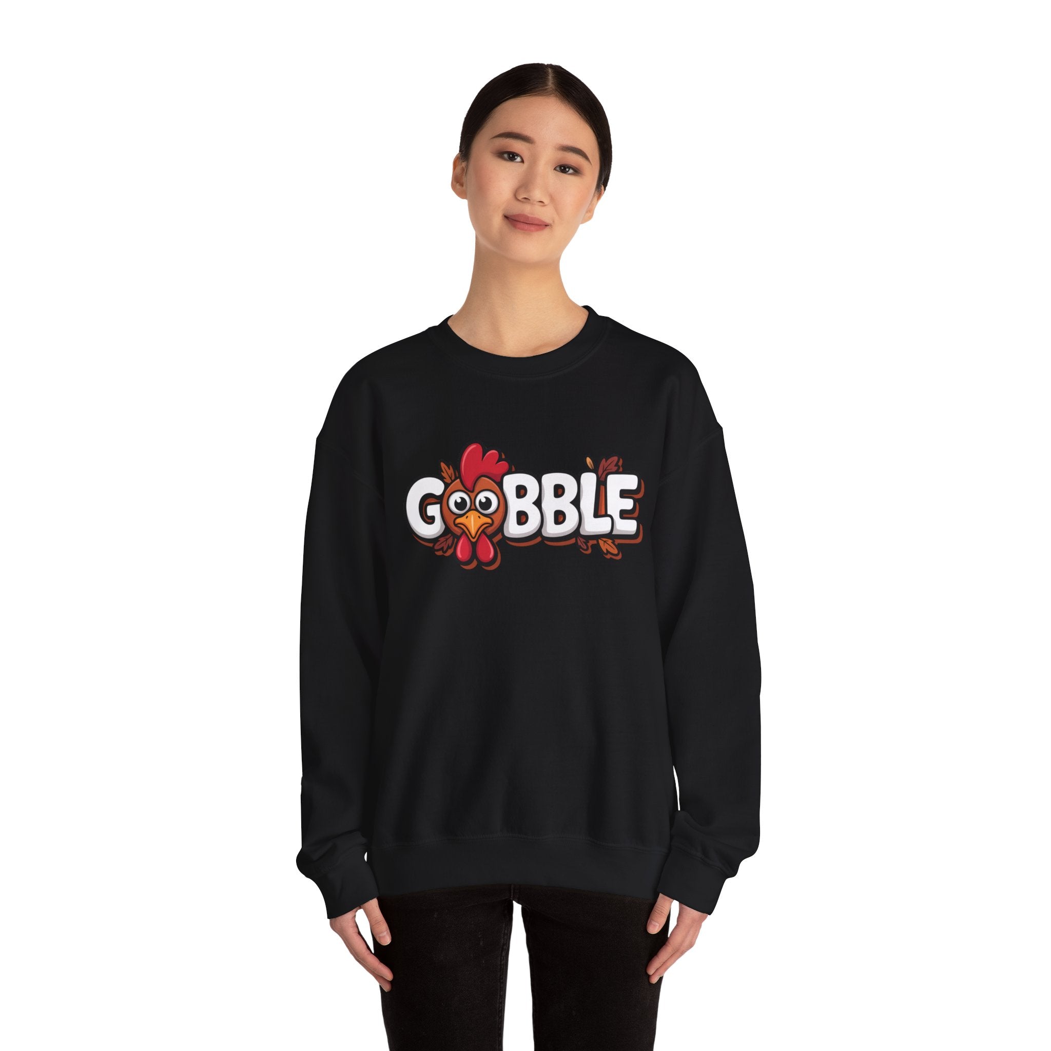 Gobble Turkey Thanksgiving Holiday Sweatshirt