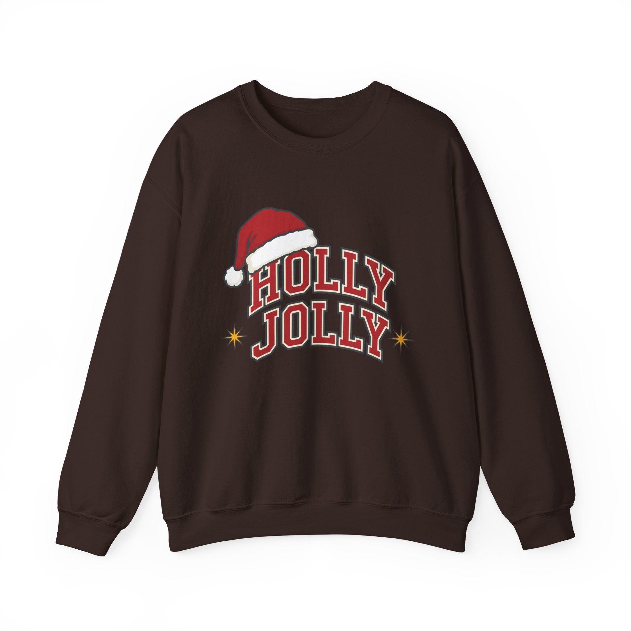 Holly Jolly Santa Hat Sweatshirt | Womens Christmas Sweatshirt