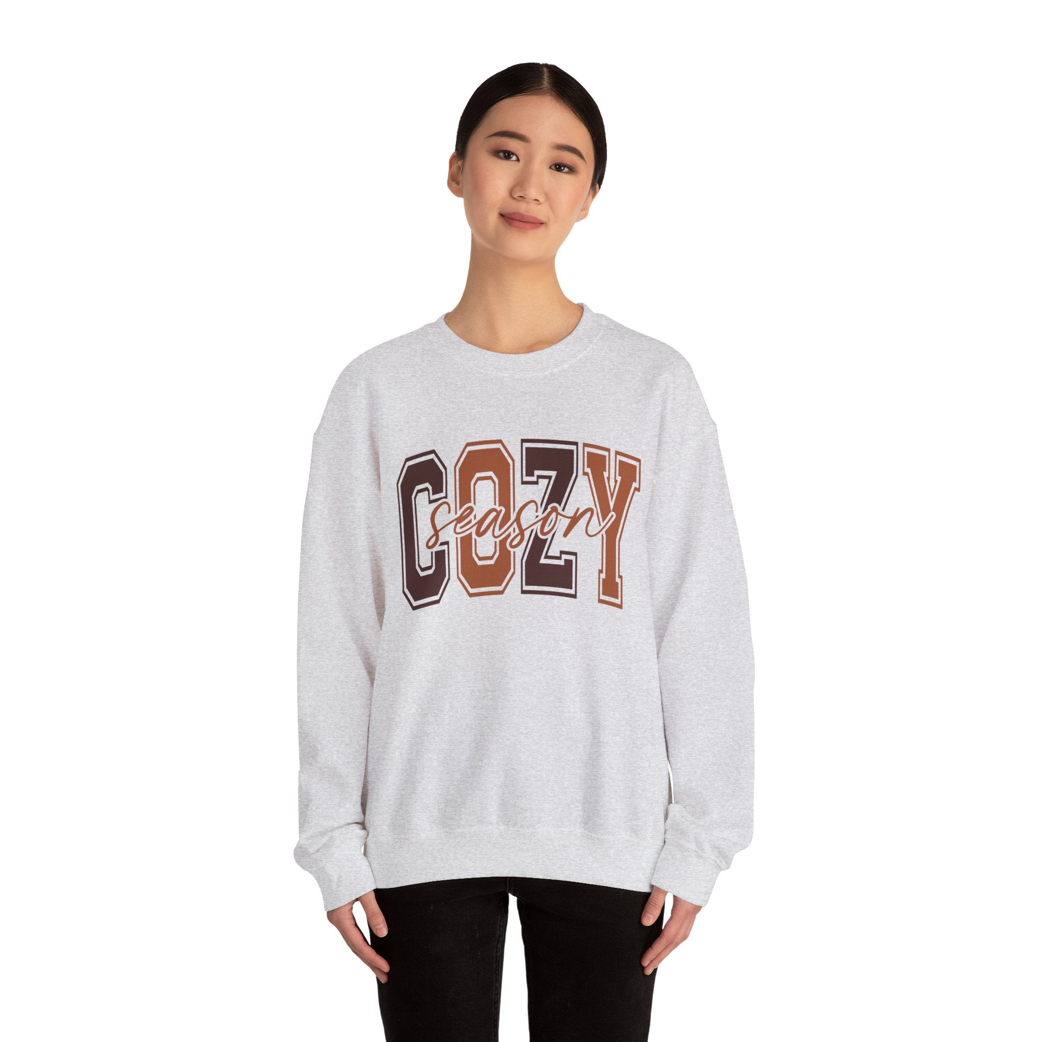 Cozy Season Varsity Womens Sweatshirt