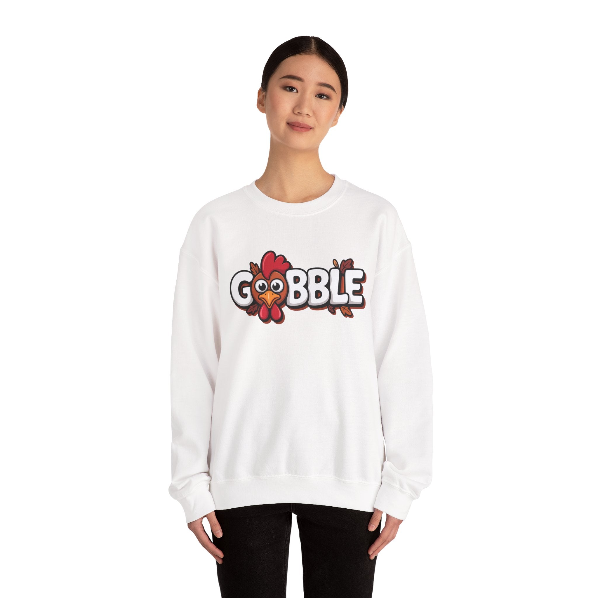 Gobble Turkey Thanksgiving Holiday Sweatshirt