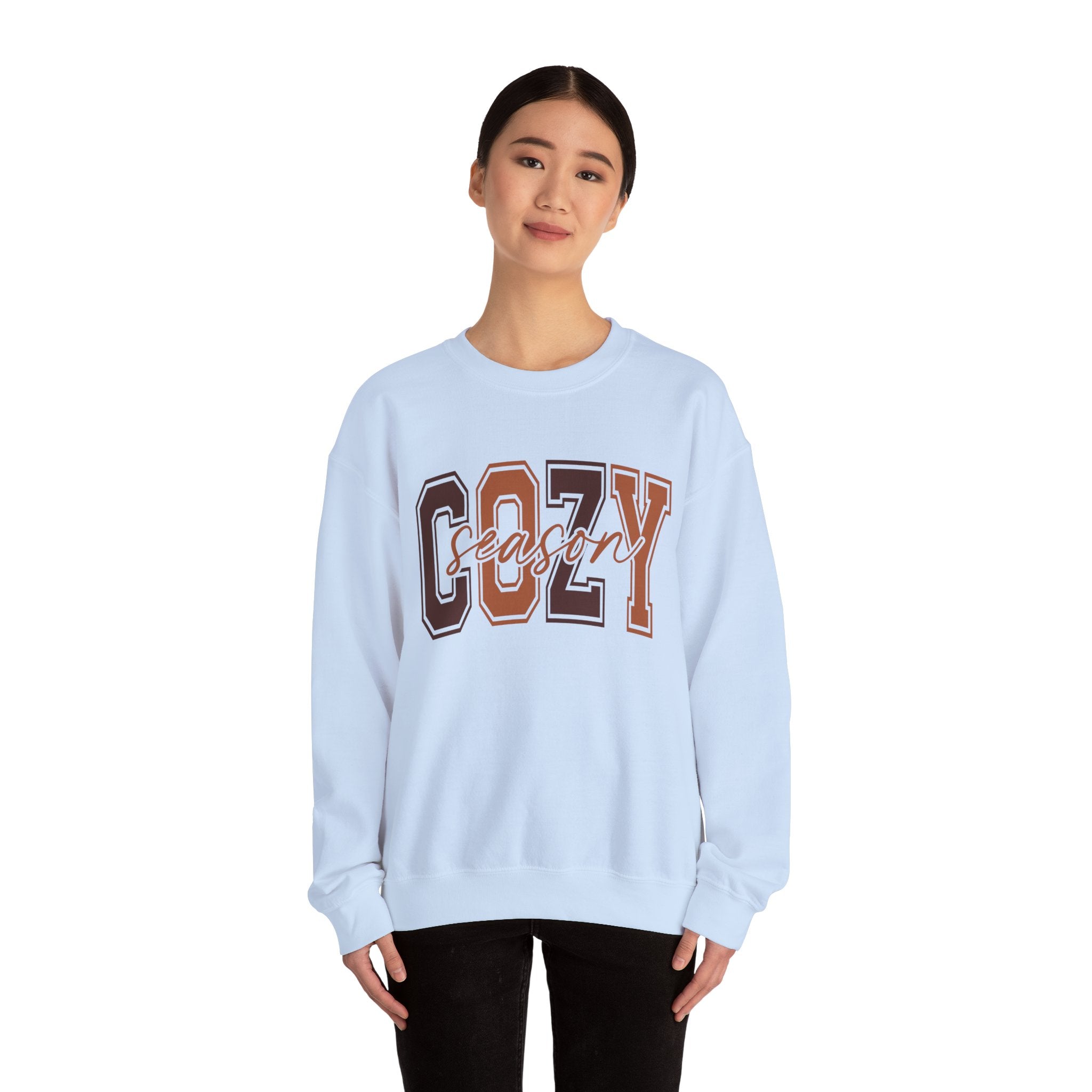 Cozy Season Varsity Womens Sweatshirt