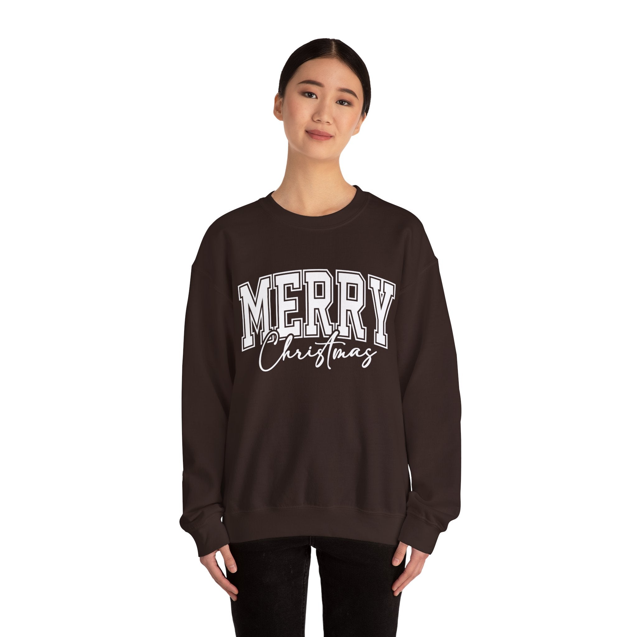 Merry Christmas Womens Christmas Sweatshirt | Womens Holiday Sweater