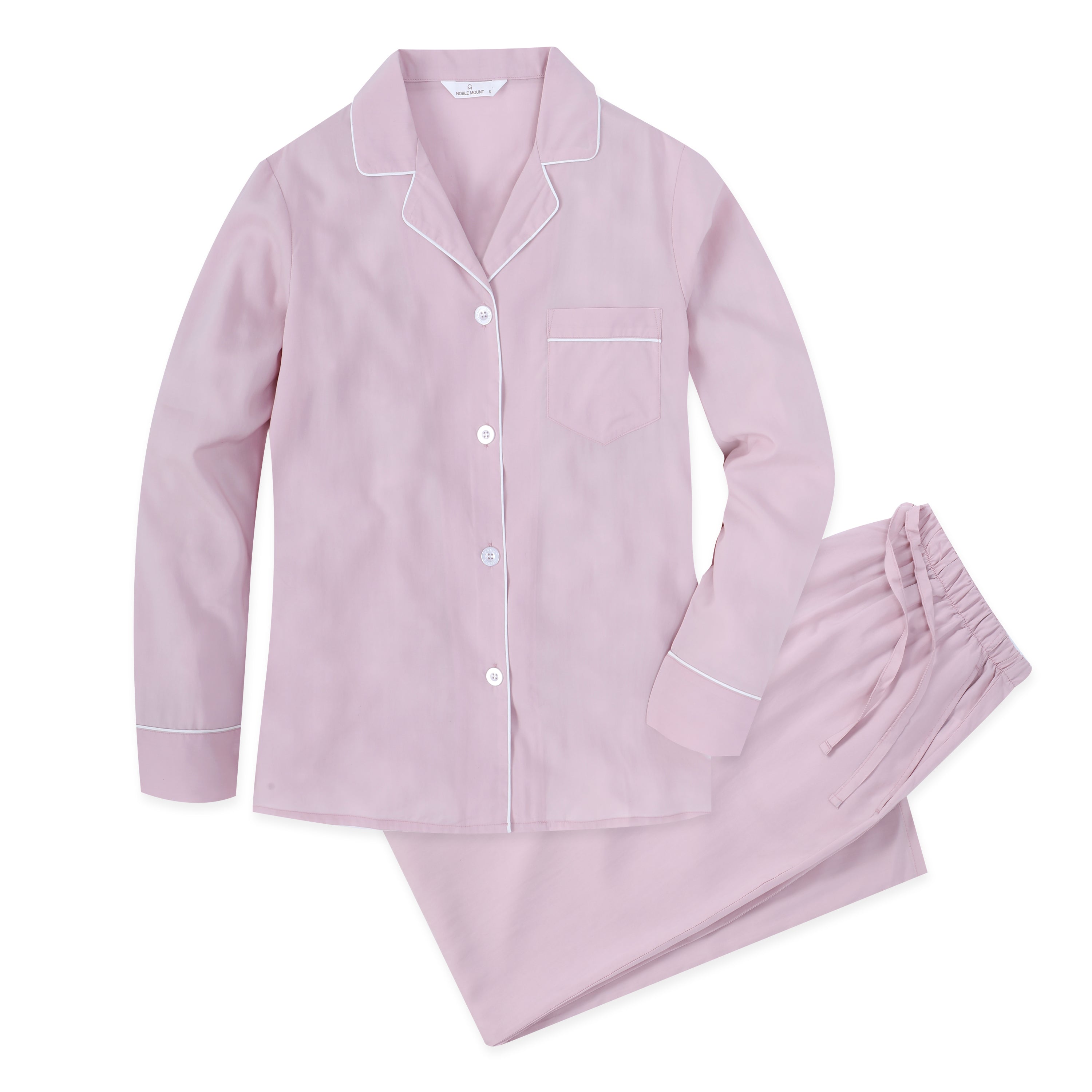 Womens 2-Piece Cooling Pajama Set made from Eucalyptus Tencel - Hypoallergenic and Eco-Friendly Fabric