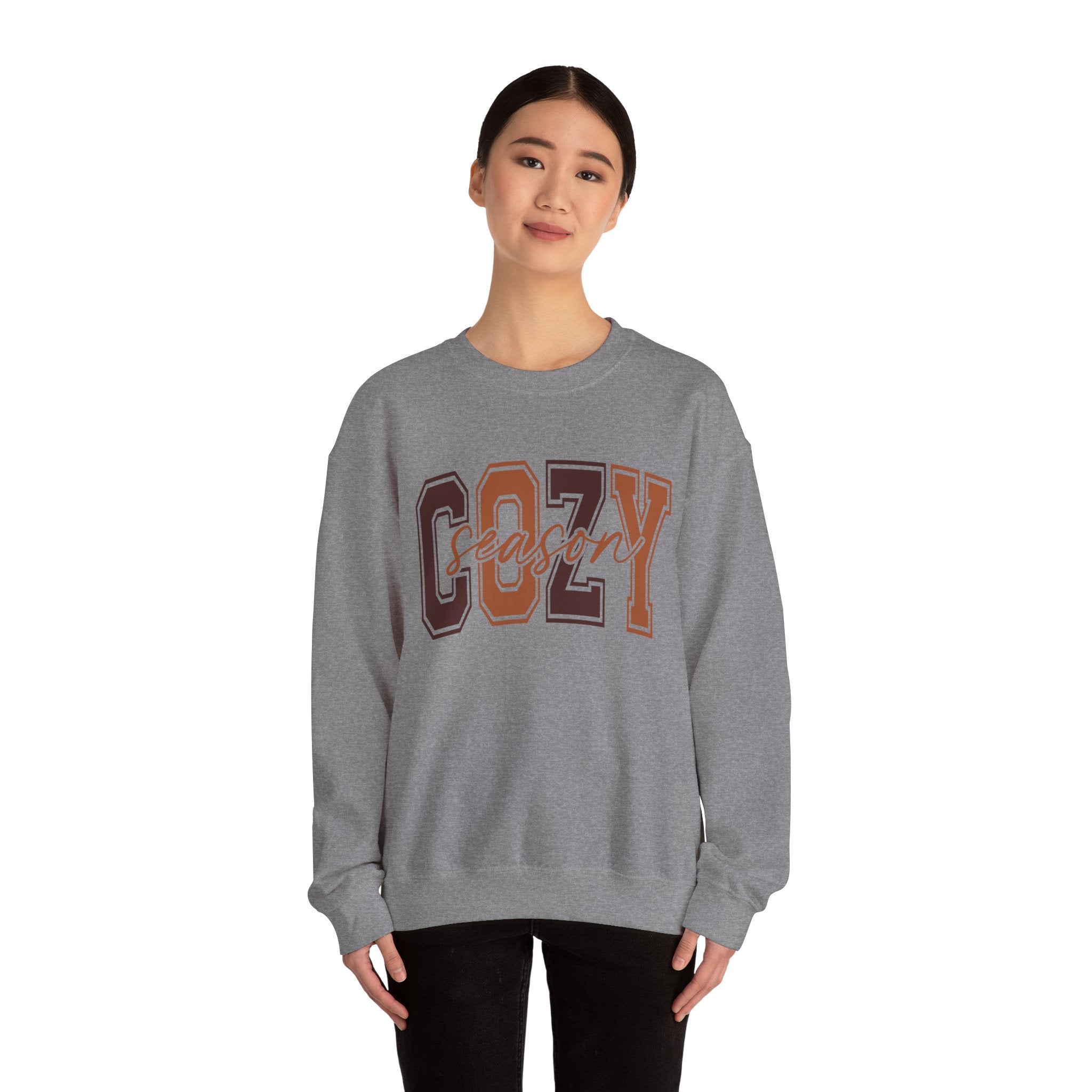 Cozy Season Varsity Womens Sweatshirt
