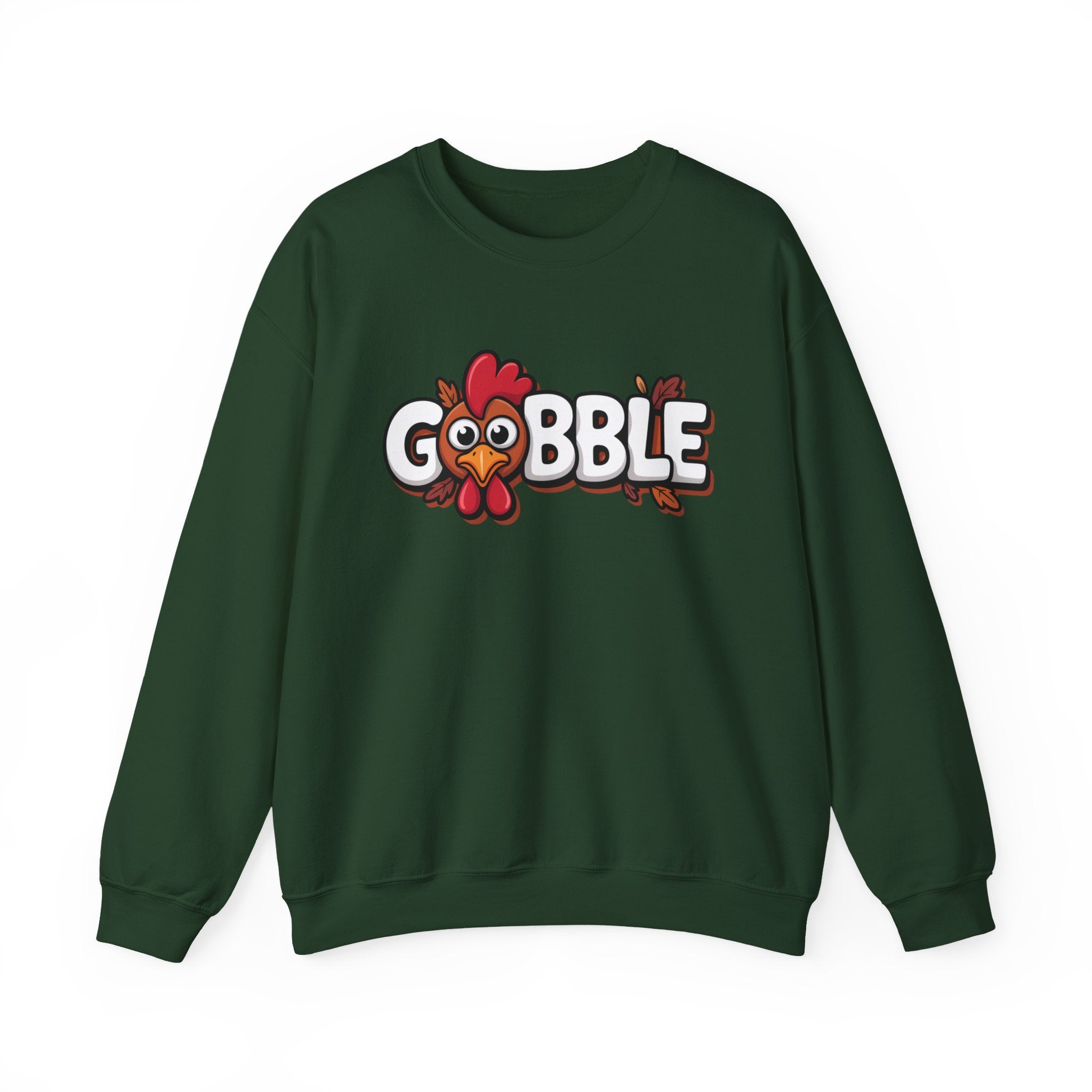Gobble Turkey Thanksgiving Holiday Sweatshirt