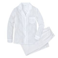 Womens 2-Piece Cooling Pajama Set made from Eucalyptus Tencel - Hypoallergenic and Eco-Friendly Fabric