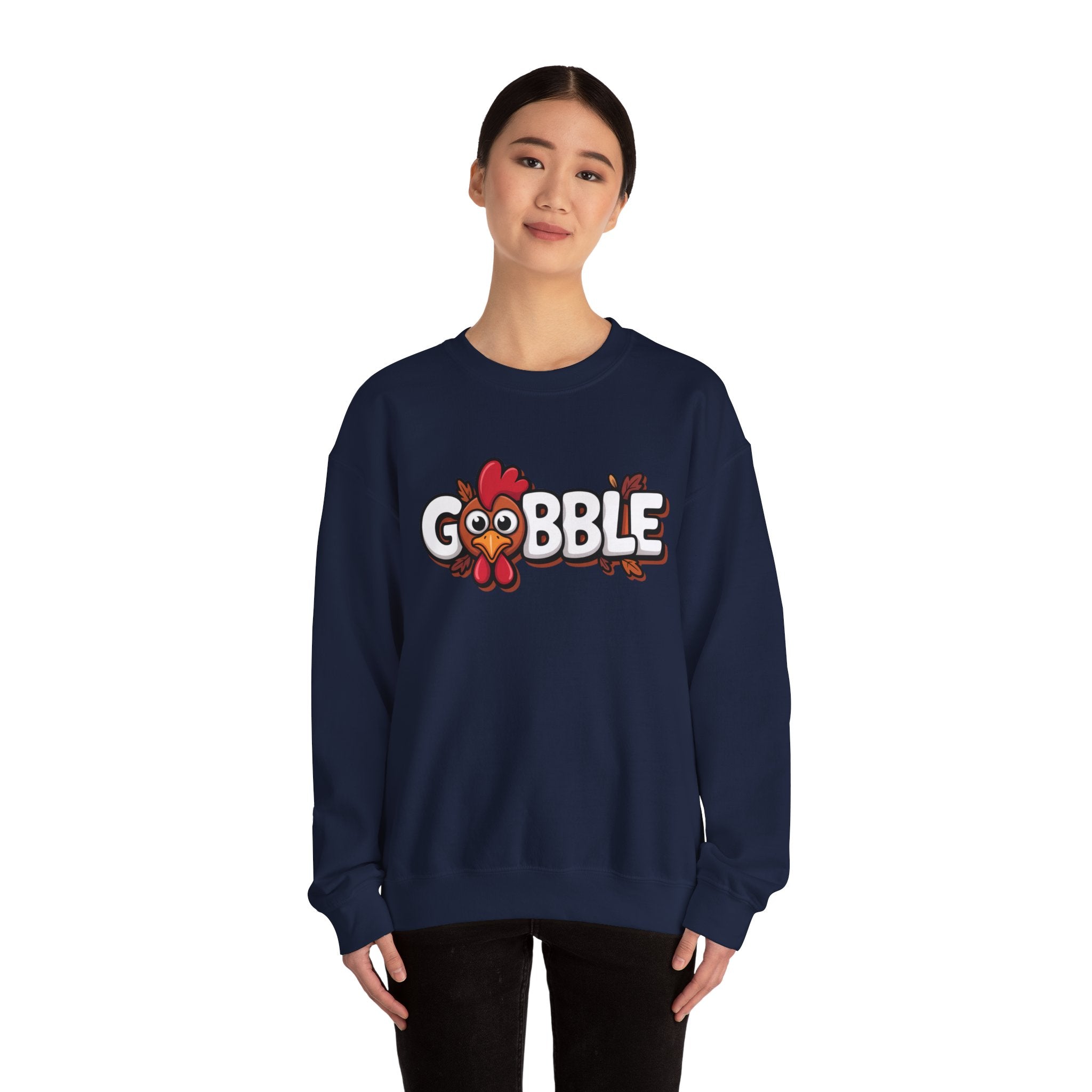 Gobble Turkey Thanksgiving Holiday Sweatshirt
