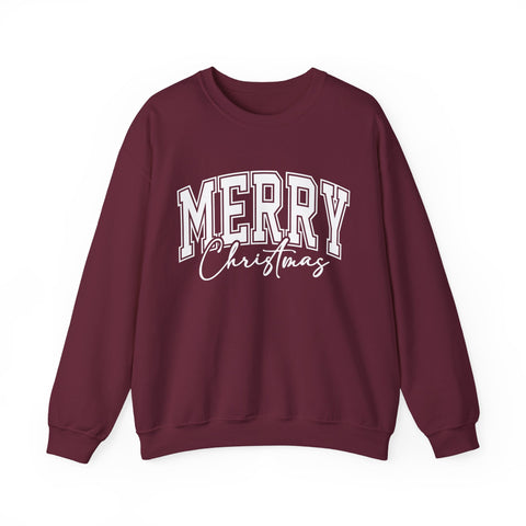 Merry Christmas Womens Christmas Sweatshirt | Womens Holiday Sweater