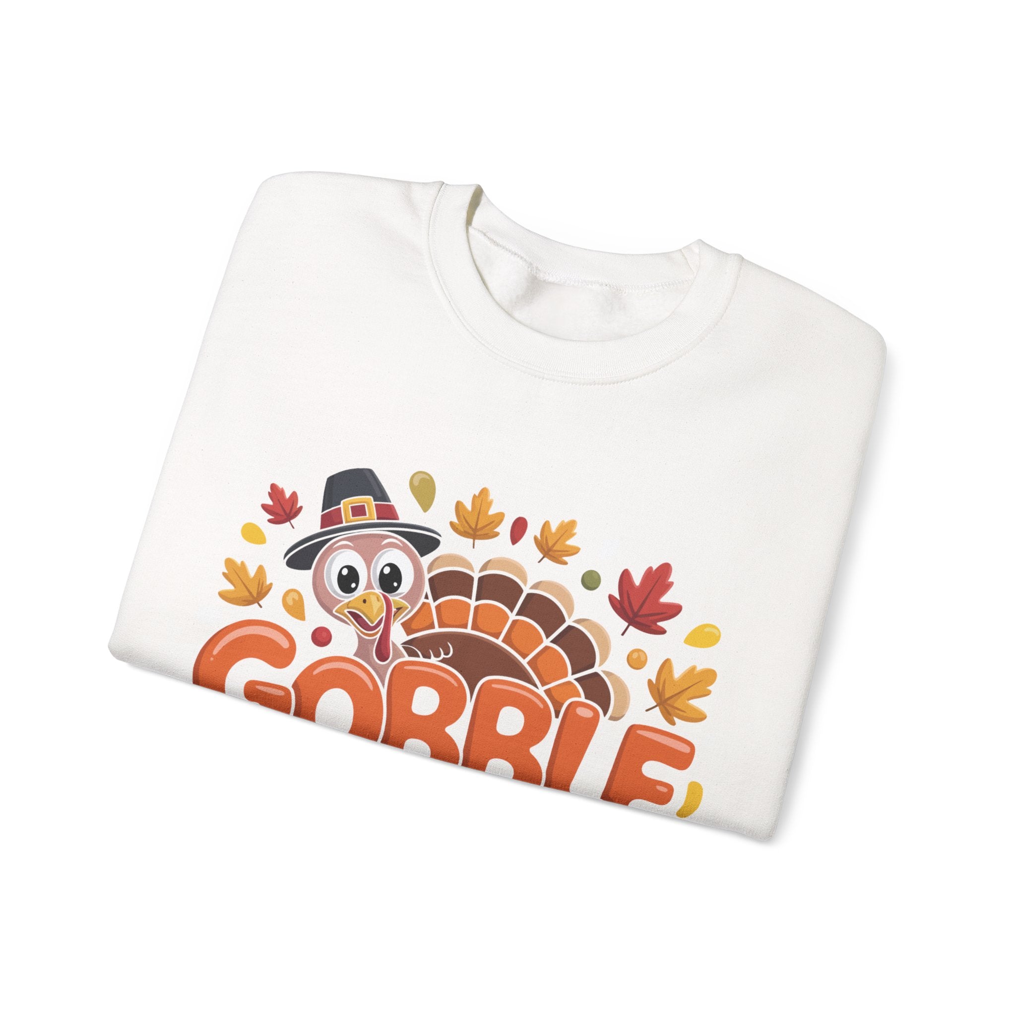 Gobble Gobble Turkey Thanksgiving Sweatshirt Crewneck Pullover Sweatshirt