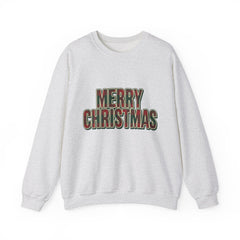 Merry Christmas Womens Christmas Sweatshirt | Plaid Letters