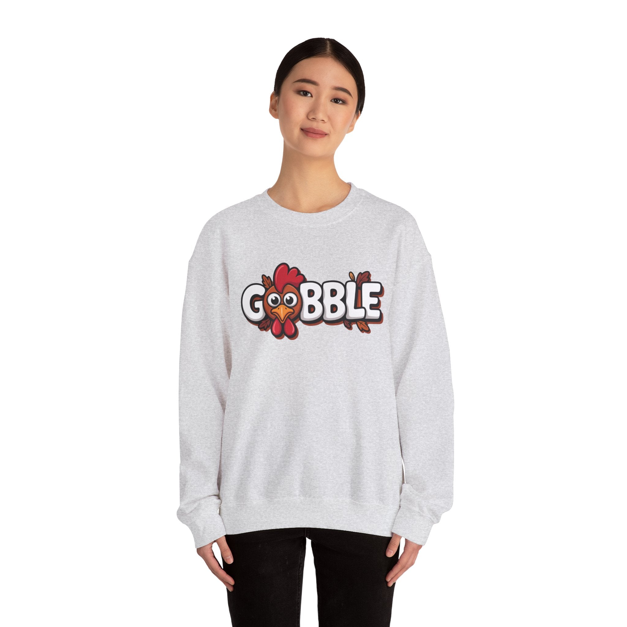Gobble Turkey Thanksgiving Holiday Sweatshirt