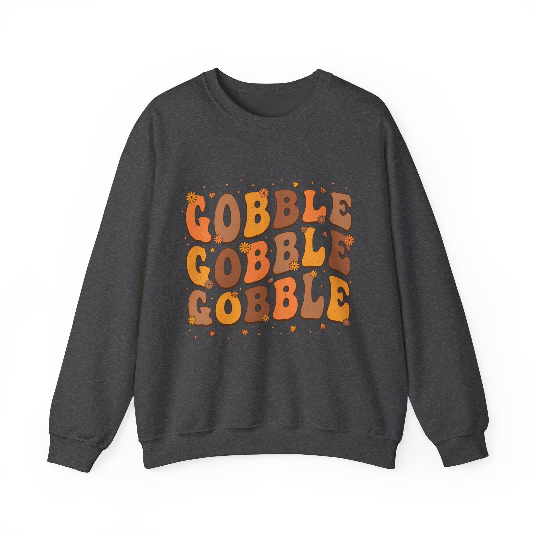 Gobble Gobble Gobble Retro Thanksgiving Sweatshirt