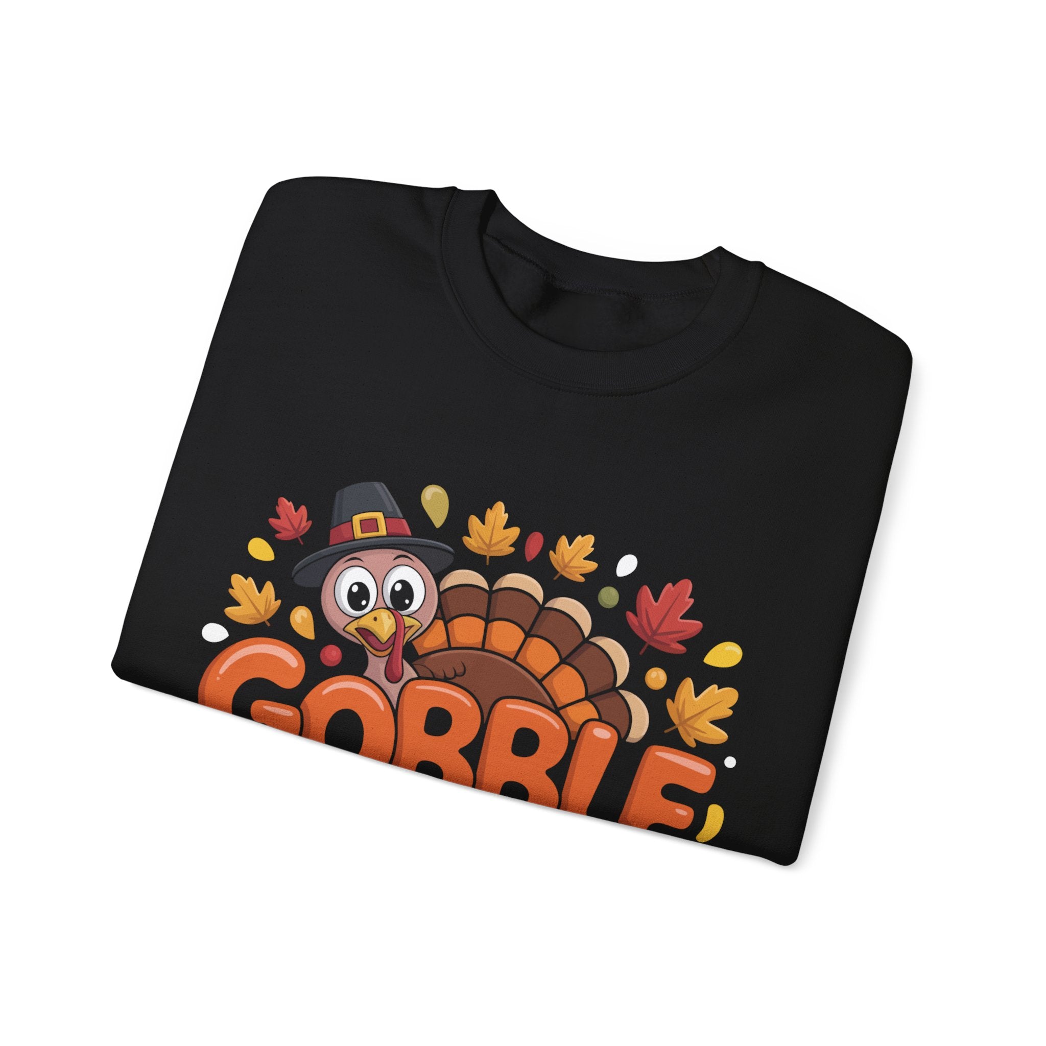 Gobble Gobble Turkey Thanksgiving Sweatshirt Crewneck Pullover Sweatshirt