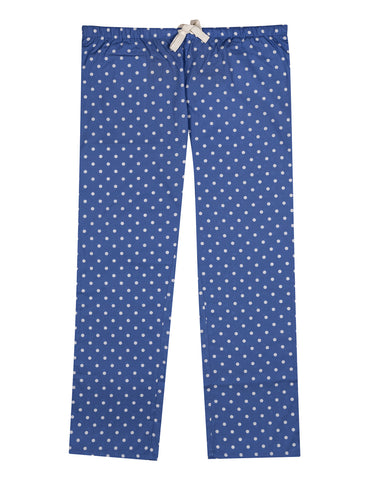 Womens 100% Cotton Poplin Lounge Pant