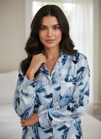 Luxury Women's Satin Pajama Set