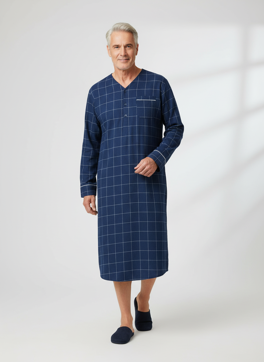 Windowpane Checks Navy