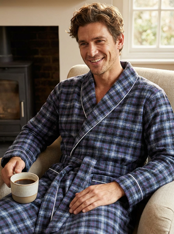 Flannel People Men's Flannel Robe