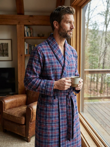 Flannel People Men's Flannel Robe
