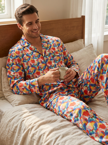 Men's Premium Satin Pajama Sleepwear Set