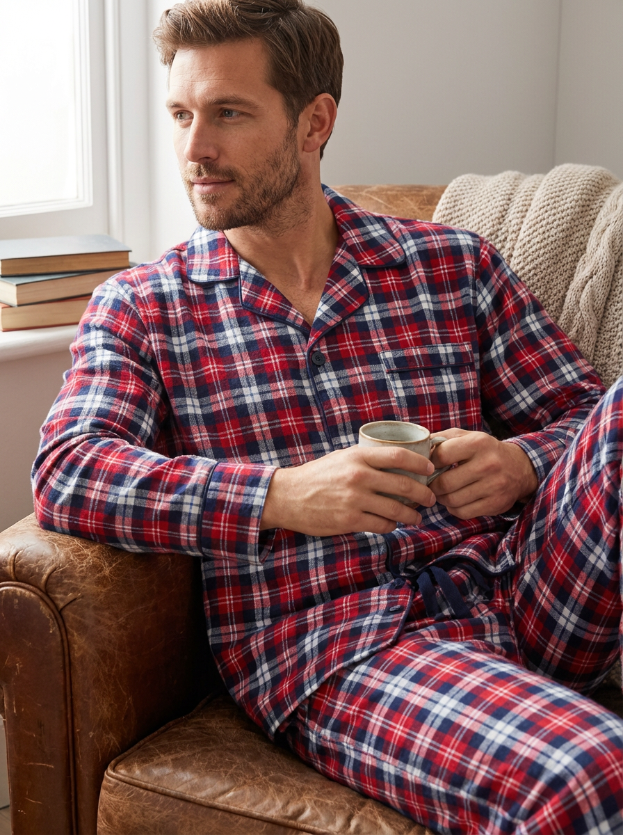 Plaid Red White Blue