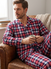 Plaid Red White Blue