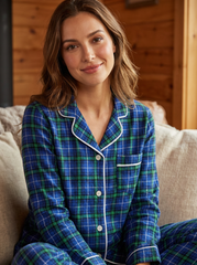 Blue-Green Scotch Plaid