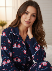 Owlove You Navy/Red