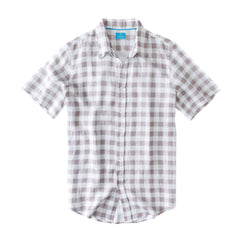 Men's Regular Fit Short Sleeve 100% Linen Shirt